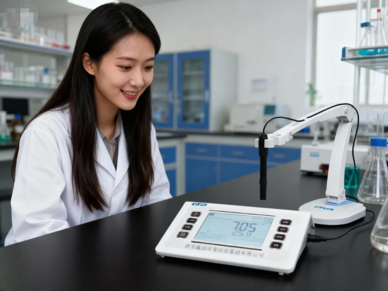 在水質(zhì)化驗(yàn)室中的實(shí)驗(yàn)室電極法水質(zhì)多參數(shù)檢測(cè)儀